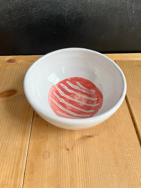 Ciotola dessert in ceramica con pianeta