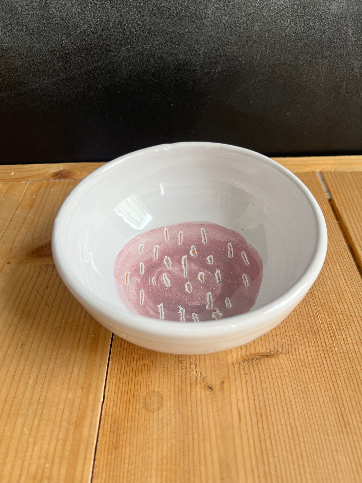 Ciotola dessert in ceramica con pianeta