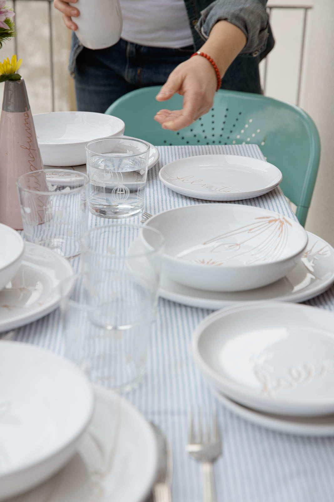 Servizio piatti - tavola completa tre formati