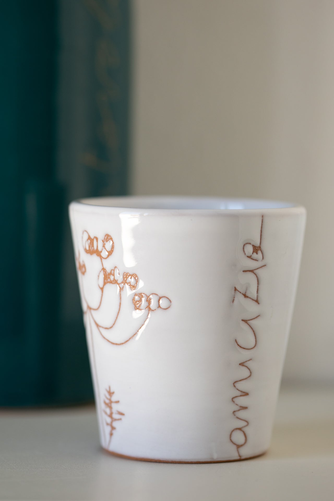 Bicchiere in ceramica