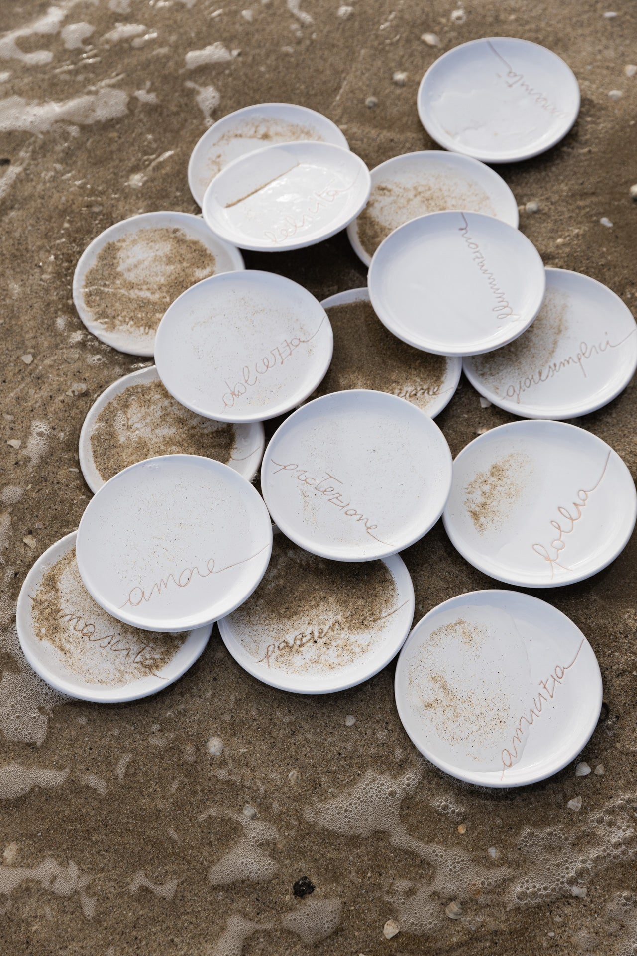 Set piatti da dessert in ceramica 18cm