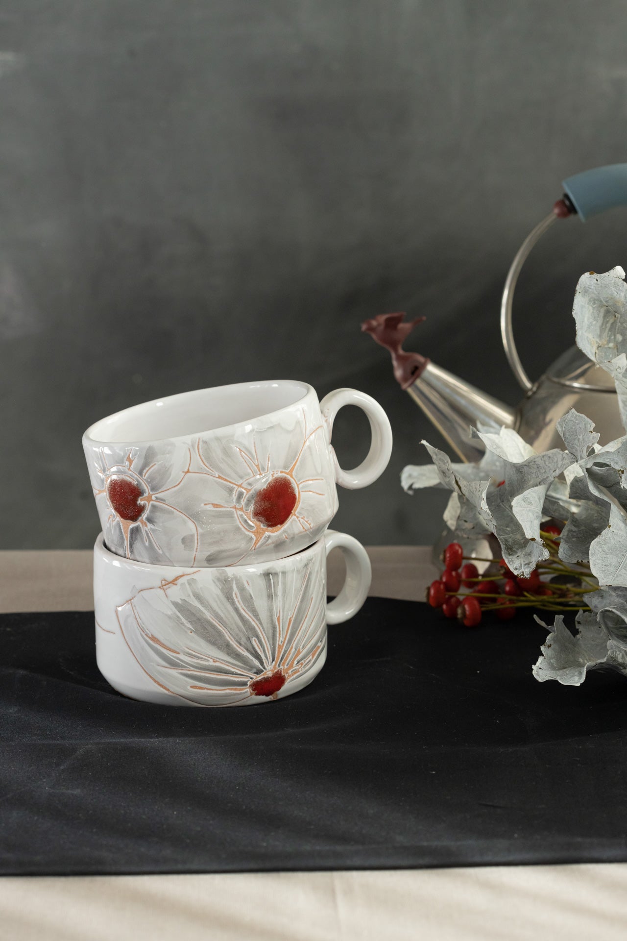 Tazza da thè in ceramica - primula