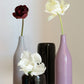 Vaso nero in ceramica altezza 13 cm
