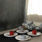 Set caffè per due - 1 piatto da dessert e 2 tazzine